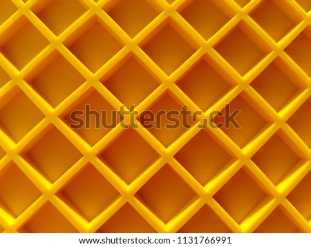 Yellow grid, lines in the form of a square. Pattern background, texture. Royalty-Free Stock Photo #1131766991