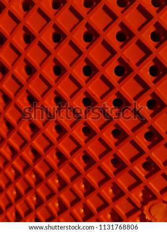 Red grid, lines in the form of a square. Pattern background, texture. Royalty-Free Stock Photo #1131768806