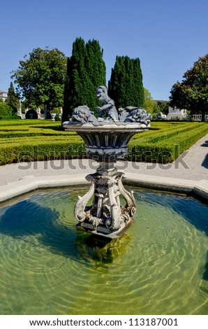 Ancient Fountain in Queluz, Portugal