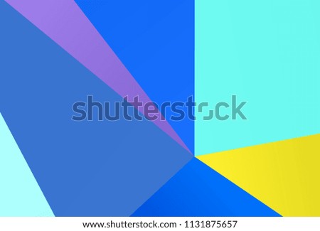 Colorful background with triangles Simple geometric background with gradient shapes. Vector illustration Triangles of different scale, size and shape.