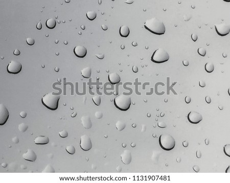 water drop at car mirror side