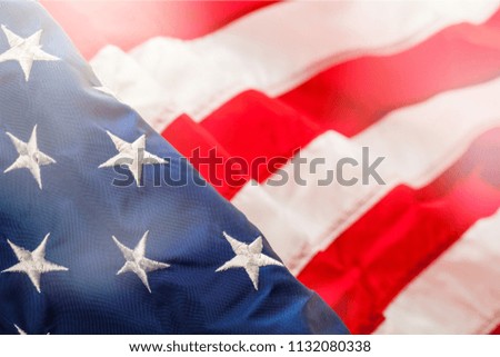 Close-up american flag