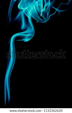 colourful smoke on dark background
