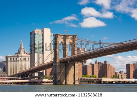 New york skyline seen from Brooklyn