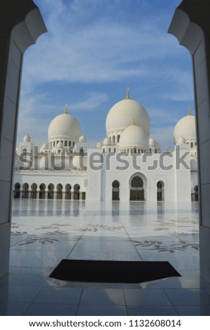 Sheik Zaied Mosque in Abu-Dhabi