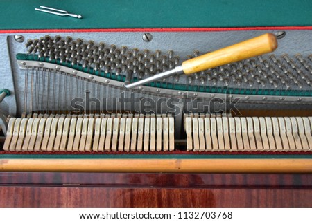 instruments for tuning pianoforte and piano,