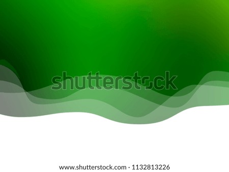 Light Green vector background with lamp shapes. A completely new color illustration in marble style. Textured wave pattern for backgrounds.