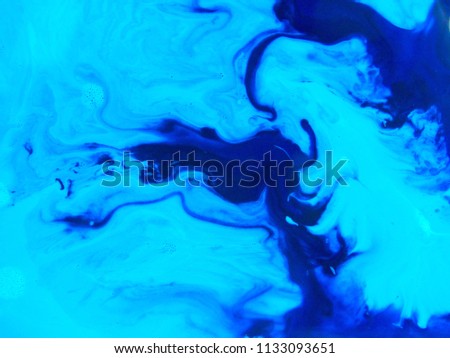 abstract blue water. abstract art background. The free movement of the blue.