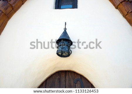 Lantern above the door