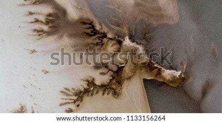 polluted seahorse,  black gold, polluted desert sand, abstract photo of the deserts of Africa from the air. aerial view, Genre: Abstract Naturalism, from the abstract to the figurative