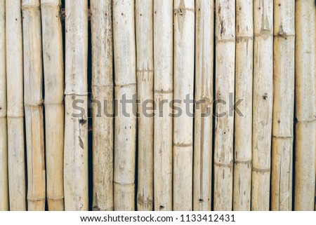 Close up wooden bamboo  background
