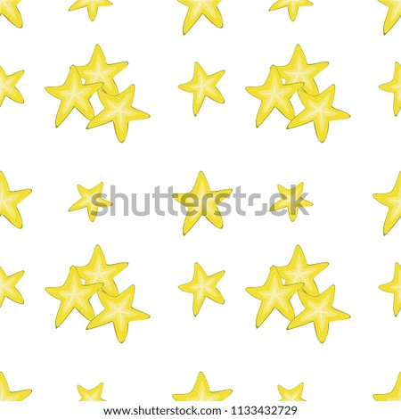 star fruit pattern download. background illustration