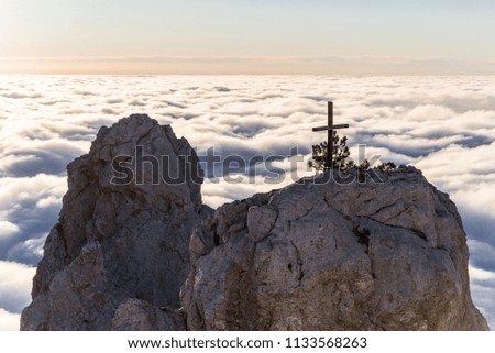 "Bless and save". Mountain range Ai-Petri, the Republic of Crimea.