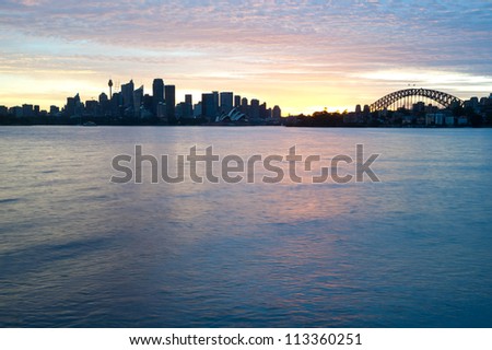 This image shows the Sydney Australia Skyline