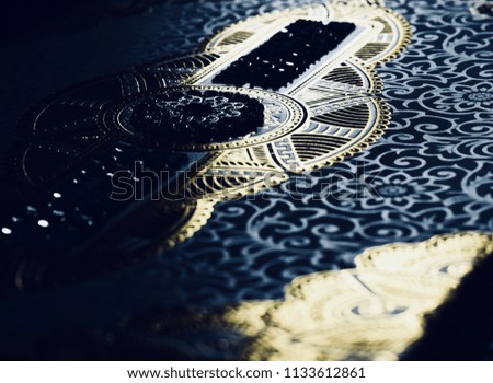 Beautiful blurry paper made design isolated unique photograph