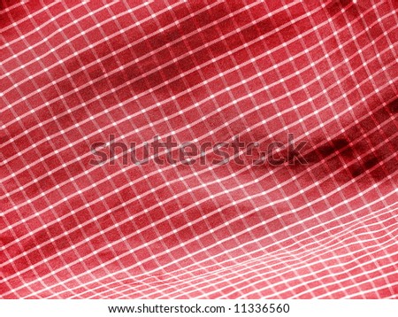 Pleated checkered fabric closeup - series - deep red. Christmas. Good for background. More fabrics in my port.