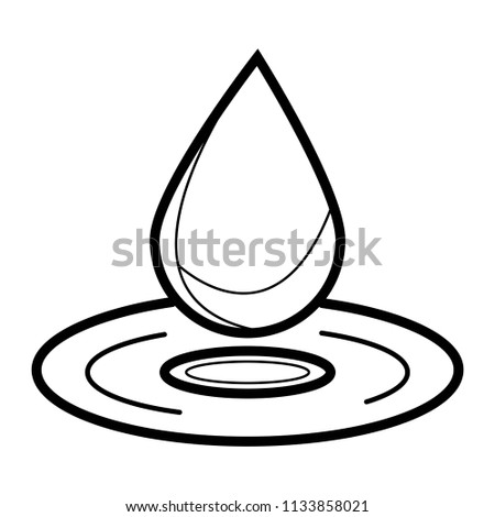 Water Drop vector icon
