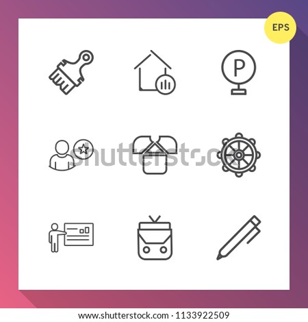 Modern, simple vector icon set on gradient background with lot, rudder, urban, style, online, shirt, transport, technology, people, fashion, home, investment, meeting, businessman, write, white icons