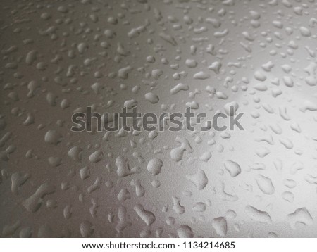 Water drops gray for background.