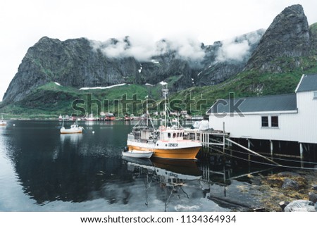 In the western part of Lofoten, at the mouth of Reinefjord, lies the fishing village of Reine. One of the world's most beautiful villages