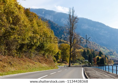 a beautiful road mountain highway