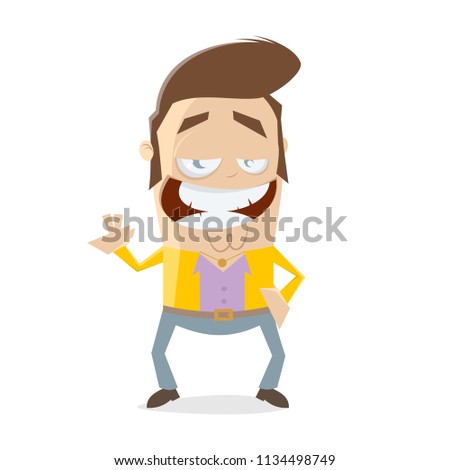 funny seventies guy clipart