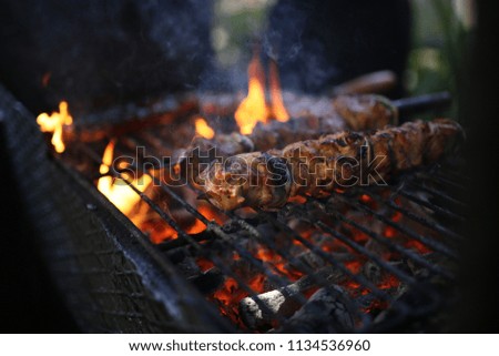 barbecue meat meal