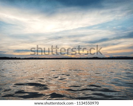 Pictures of the lake at sunset.Beautiful nature pictures