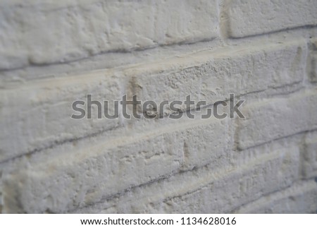 White bricks wall photo detail
