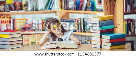 Children's education lifestyle learning concept with school