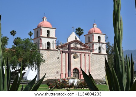 Santa Barbara Mission built in 1820