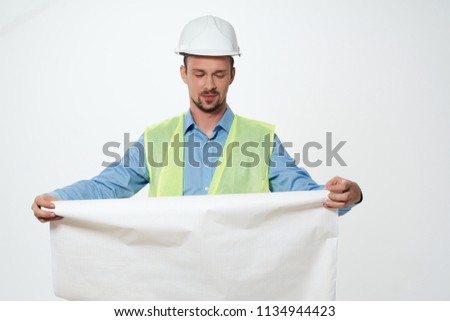  builder with drawing                              