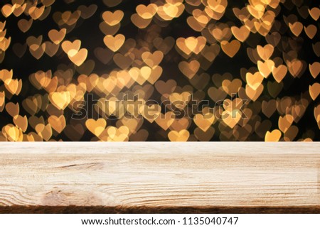 Perspective wood floor brown color texture with blur beautiful light background. Photography light gradient wallpaper concept for Black friday sale product montage mockup regular bokeh shop shape.