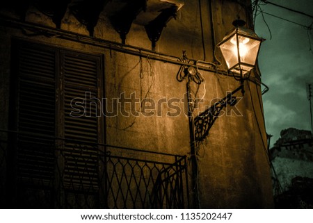 Old Lamp in Palermo