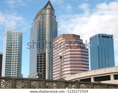City Skyline in Tampa, Florida        