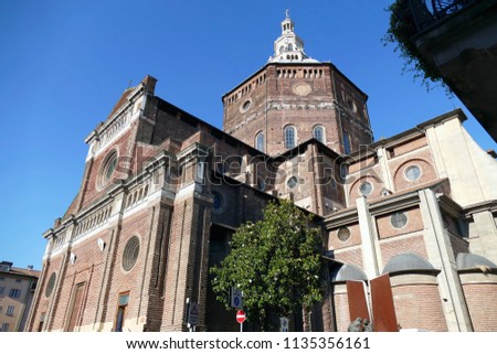 
Renaissance catholic church Pavia Cathedral (Duomo di Pavia), Lombardy, Italy 02
