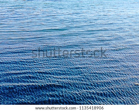 texture of beautiful blue black sea texture in Odessa, Ukraine