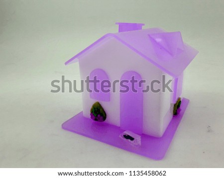 acrylic miniature house