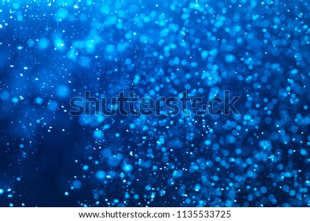 Abstract Blue bokeh Background