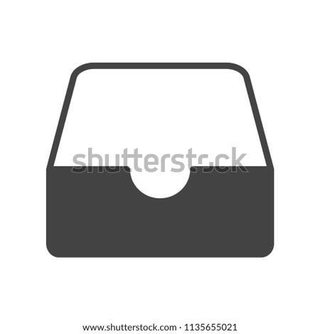 Message box icon vector icon. Simple element illustration. Message box symbol design. Can be used for web and mobile.