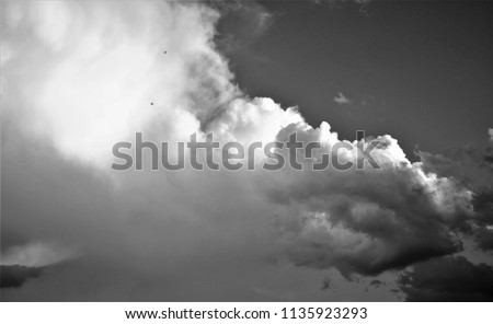 tribute to Ansel Adams,Series of black and white artistic cloud photographs,