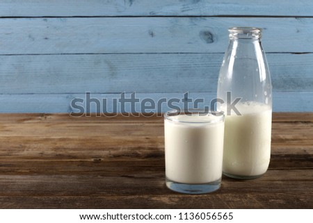 a bottle of milk