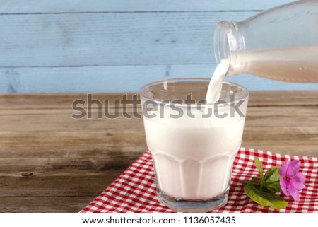 a bottle of milk