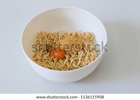 Instant noodles are popular food