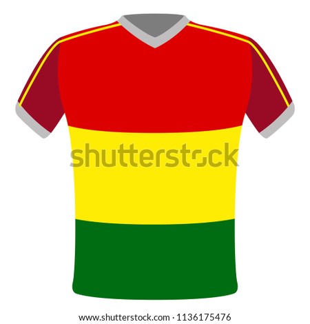Flag t-shirt of Senegal
