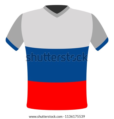 Flag t-shirt of Russia