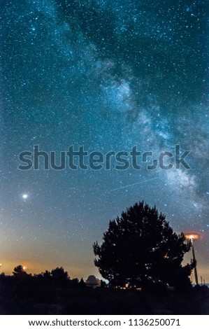 Milky way at the hill