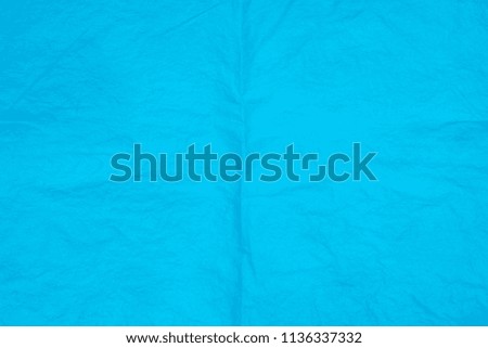 blue color creased tissue paper background texture