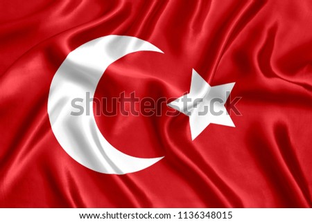 Flag of the Ottoman Empire Silk