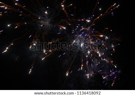 long exposure fire works